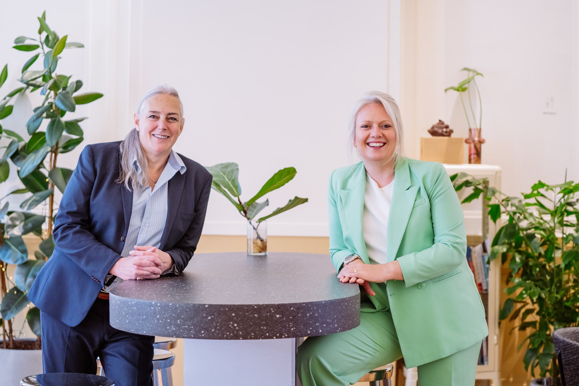 Emmanuelle Verhagen en Annelies Bellens